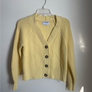 OLD NAVY butter yellow cardigan